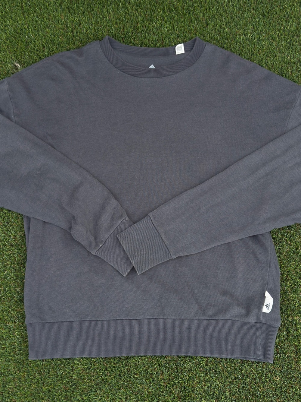 adidas Men’s Crewneck Sweatshirt - Charcoal
